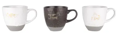 ALPEKSHOME, MY COFFEE, LONČEK, 380ml, 3 KOS