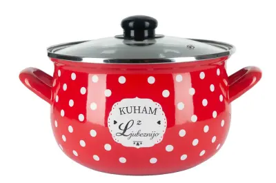ALPEKSHOME, KUHAM Z LJUBEZNIJO, KOZICA VISOKA S POKROVOM, 20 CM, 3.7L, 1 KOS