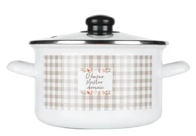 ALPEKSHOME, KOZICA VISOKA S POKROVOM, ZA LEPŠI DAN, 20 CM, 3.7 L, 1 KOS