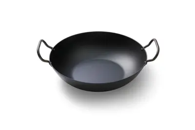 SKOTTSBERG, WOK Z ROČAJEMA, OGLJIKOVO JEKLO, 34 CM