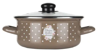 ALPEKSHOME, KOZICA NIZKA S POKROVOM, ZA LEPŠI DAN, 22 CM, 3.6 L, 1 KOS