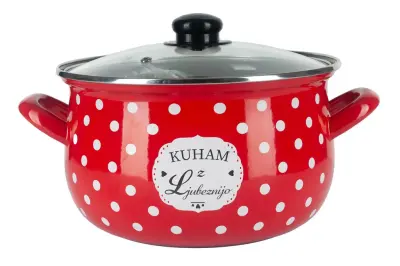 ALPEKSHOME, KUHAM Z LJUBEZNIJO, KOZICA VISOKA S POKROVOM, 22 CM, 4.7L, 1 KOS