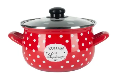 ALPEKSHOME, KUHAM Z LJUBEZNIJO, KOZICA VISOKA S POKROVOM, 18 CM, 2.6 L, 1 KOS