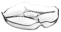 BASIC KROŽNIK 4-DELNI 25,2CM STEKLO 10467 1028142