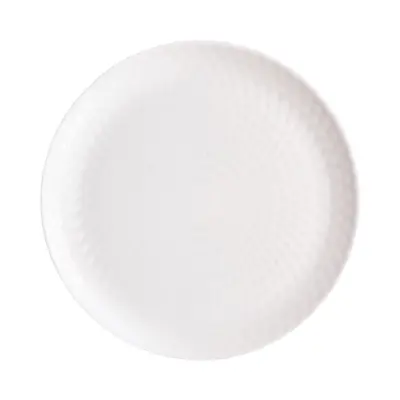 LUMINARC, PAMPILLE KROŽNIK PLITVI BEL 25cm, 1 KOS