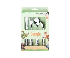 ETERNUM, OTROŠKI JEDILNI PRIBOR JUNGLE, 4 DELNI SET