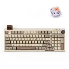 Epomaker RT100 95% Retro Mehanska Tipkovnica Bela / Epomaker Wisteria Tactile Switch