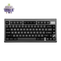 Epomaker TH80 Pro V2 VIA Programabilna Brezžična Igralna Tipkovnica Black Črna / Wisteria Linear Switch