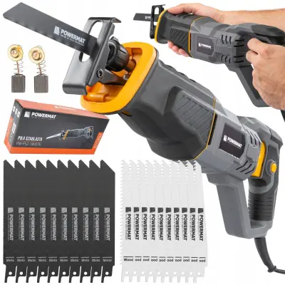 1800W sabljasta žaga lisičji rep + 20 nadomestnih listov