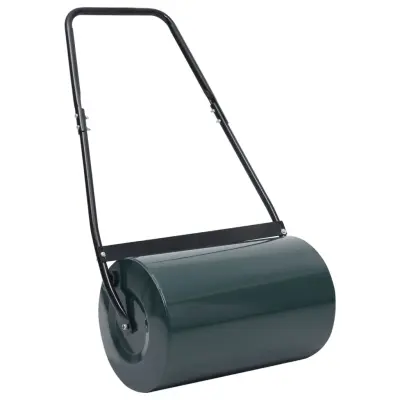vidaXL Valjar za travo zelen in črn 63 cm 50 L
