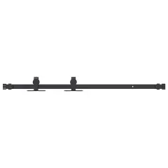vidaXL Komplet drsnih vrat omarice 91 cm ogljikovo jeklo