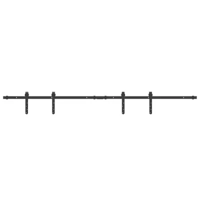 vidaXL Komplet drsnih vrat omarice 183 cm ogljikovo jeklo