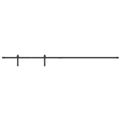 vidaXL Komplet drsnih vrat omarice 213 cm ogljikovo jeklo