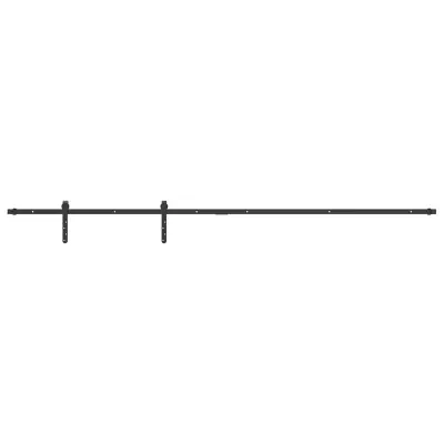 vidaXL Komplet drsnih vrat omarice 213 cm ogljikovo jeklo