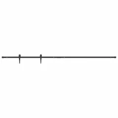 vidaXL Komplet drsnih vrat omarice 213 cm ogljikovo jeklo