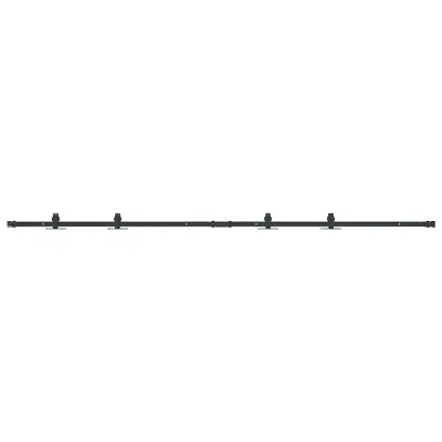vidaXL Komplet drsnih vrat omarice 213 cm ogljikovo jeklo