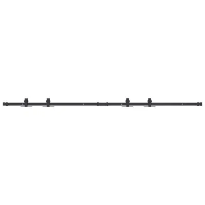 vidaXL Komplet drsnih vrat omarice 183 cm ogljikovo jeklo
