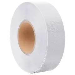 vidaXL Odsevni trak bel 5 cm x 50 m PVC