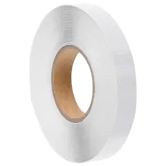 vidaXL Odsevni trak bel 2,5 cm x 50 m PVC