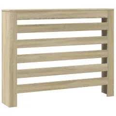 vidaXL Pokrov za radiator sonoma hrast 104x20x82 cm inženirski les
