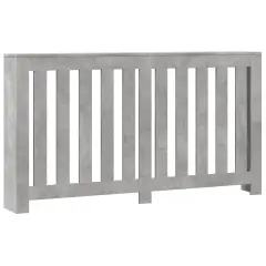 vidaXL Pokrov za radiator siv 149x20x82 cm inženirski les