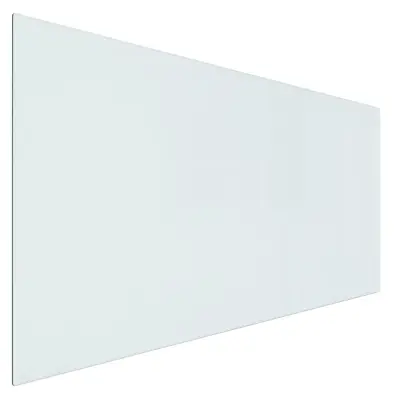 vidaXL Steklena plošča za kamin pravokotna 120x60 cm