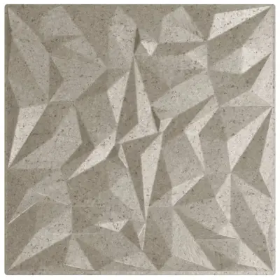 vidaXL Stenski paneli 24 kosov beton 50x50 cm XPS 6 m² ametist
