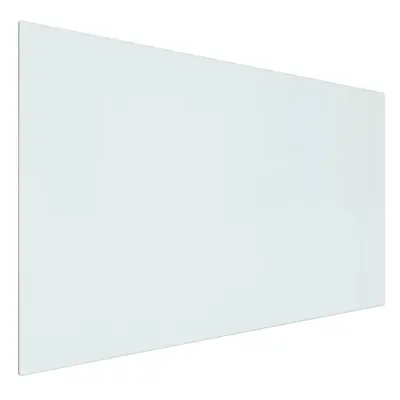 vidaXL Steklena plošča za kamin pravokotna 100x60 cm