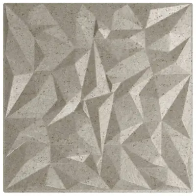 vidaXL Stenski paneli 48 kosov beton 50x50 cm XPS 12 m² ametist