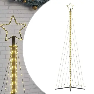 vidaXL LED božično drevo 495 LED toplo bela 300,5 cm