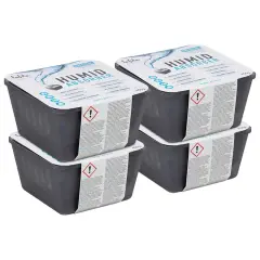 vidaXL Absorberji vlage z vrečkami za ponovno polnjenje 4 kosi 450 g