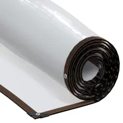 vidaXL Prozorna ponjava z očesci 2x5 m polietilen