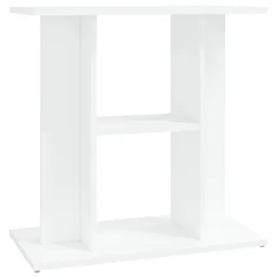 vidaXL Stojalo za akvarij belo 60x30x60 cm inženirski les