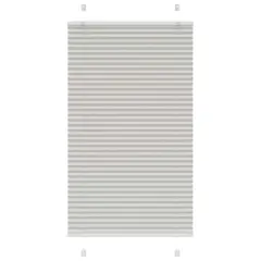 vidaXL Plisirana žaluzija svetlo siva 70x150 cm Širina tkanine 69,4 cm