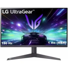 Monitor LG 60,2 cm (23,7") 24GS50F-B 1920x1080 Gaming 180Hz VA 1ms 2xHDMI DisplayPort  NTSC72% FreeSync HDR10