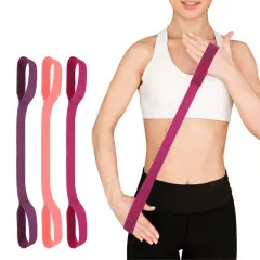 Komplet trakov za vadbo z manšetami (15lb, 30lb, 40lb) - roza/vijolična