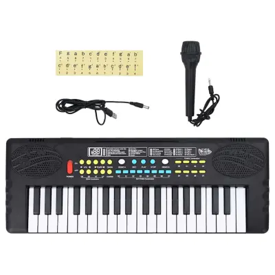 vidaXL 37 tipk Piano Electric Keyboard z mikrofonom za otroke