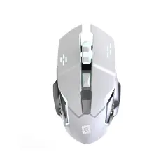Brezžična miška - polnilna Bluetooth dvojna bela