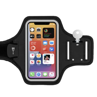Držalo za mobilni telefon / mobilni trak za tek Black