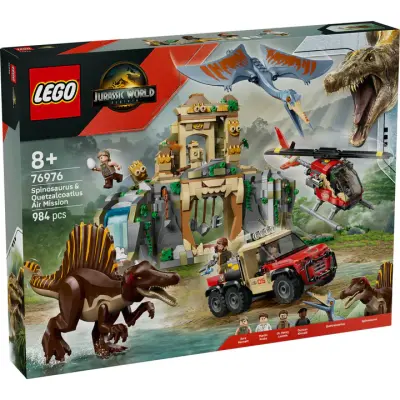 LEGO Jurassic World 76976 Po zraku po spinozavra in quetzalcoatlusa