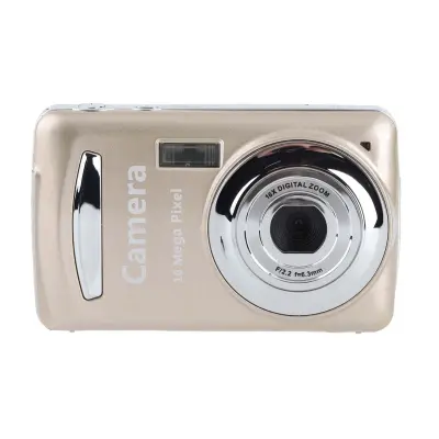 Kompaktni digitalni fotoaparat 1080P, 16 MP z 2,4-palčnim zaslonom - 32 GB Gold