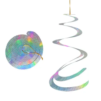 Strašila - odsevne spirale Silver