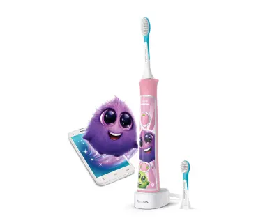 SONICARE Kids komplet HX6352+HX6352 2X roza