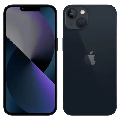 Obnovljeno - znaki rabe - Ecofone iPhone 13 5G crn 128 GB 4 GB ram dual sim