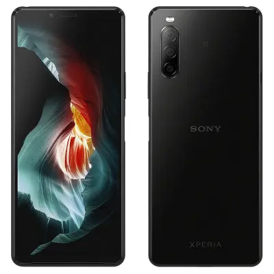 Obnovljeno - znaki rabe - Ecofone Xperia 10 II crn 128 GB 4 GB ram dual sim