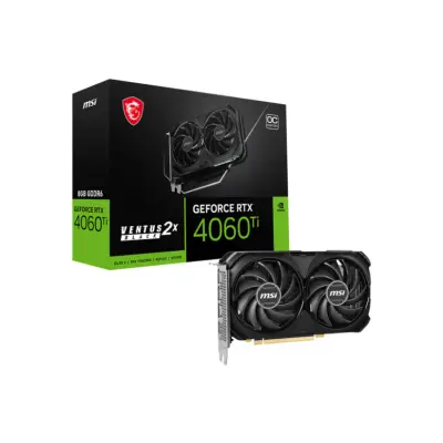Obnovljeno - kot novo - Grafična kartica nVidia RTX4060Ti MSI Ventus 2X Črna - 8GB GDDR6 (V515-017R)