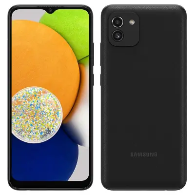 Obnovljeno - znaki rabe - Ecofone Galaxy A03 4G crn 64 GB 4 GB ram