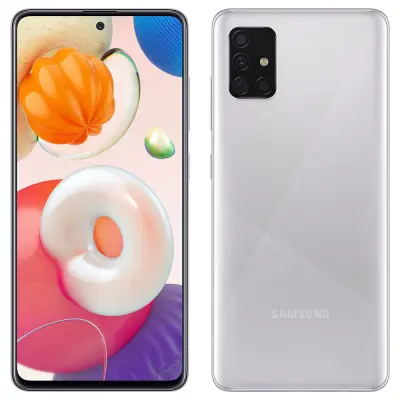 Obnovljeno - znaki rabe - Ecofone Galaxy A51 bel 4G 128 GB 4 GB ram