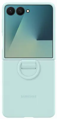 SAMSUNG Galaxy Z Flip7 Ring silikonski mint ovitek