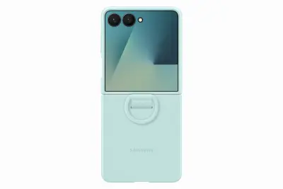 SAMSUNG Galaxy Z Flip7 Ring silikonski mint ovitek
